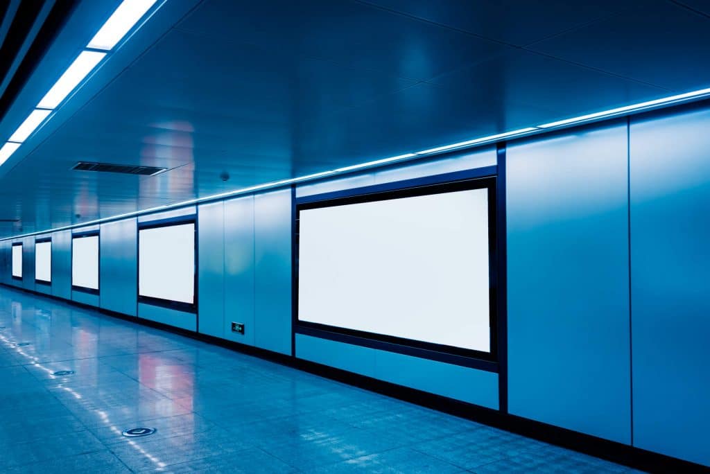 LED-Wand für Werbung
