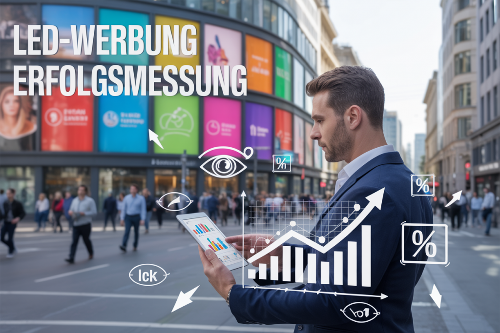 Erfolgsmessung von LED-Werbung: Wichtige Kennzahlen im Überblick