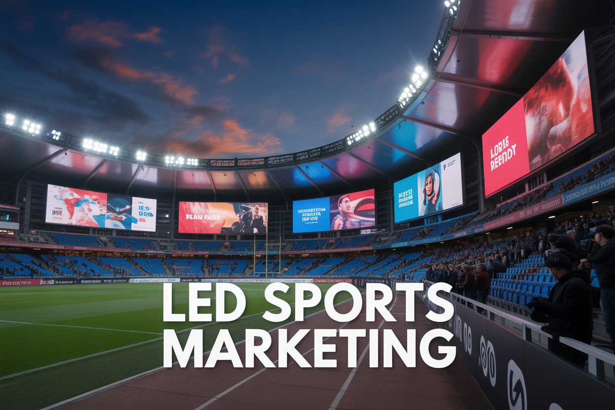 LED-Werbung im Sport- und Eventmarketing: Einsatzmöglichkeiten und Chancen